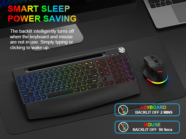 rechargeable keyboard and mouse