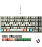 Rapid Trigger Gaming Keyboard,XVX G75 Hall Effect Keyboard Magnetic Switch Adjustable Actuation E...