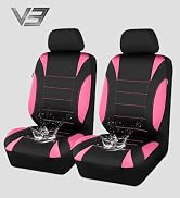CAR PASS Waterproof Car Seat Covers Front Seats Only with 5mm Composite EVA, Neoprene Car Seat Co...