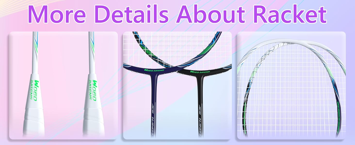 4 packs Badminton racket