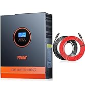 5000W Solar Inverter 110V AC Built-in 80amp MPPT Controller, for 48V Lead Acid/Lithium Batteries+...