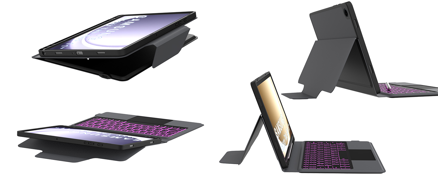 galaxy tab A9+ keyboard case