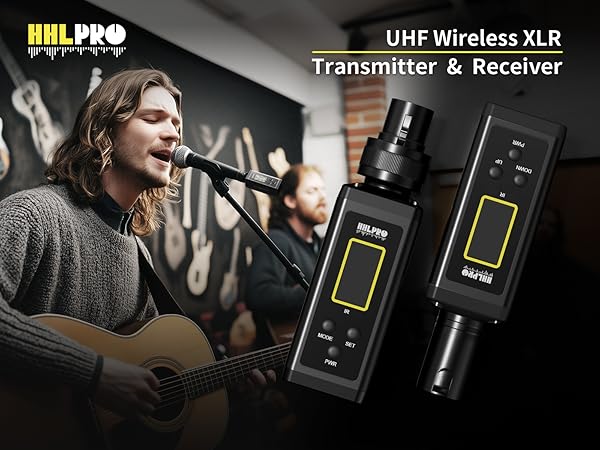 Wireless XLR Transmitter and Receiver