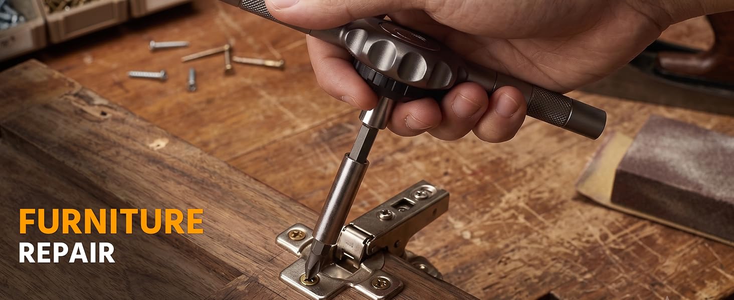 T Handle Ratchet Screwdriver