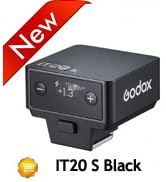 Godox IT20 S IT20S Mini Camera Flash for Sony, TTL Godox Flash,700+ Full Power,1.5s Recycle Time,...