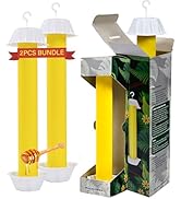 Gideal 2-Pack Yellow Sticky Fly Traps Pest Control for Indoor/Outdoor Use, Gnat Trap for Flying P...