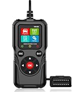 FlyroadUp OBD2 Scanner with Battery Tester, Car Code Reader for Check Engine Light, Live Data, Ba...