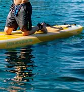 Overmont Inflatable Stand Up Paddle Board with Premium SUP Accessories, 10’6’’ Wide Durable Desig...