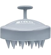 HEETA Hair Shampoo Brush, Scalp Care Hair Brush with Soft Silicone Scalp Massager (Sky Gray)