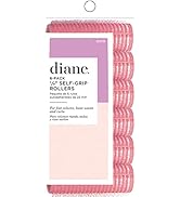 Diane 7/8-Inch Self-Grip Hair Rollers for Soft Curls, Root Lift, Bangs, Lightweight and Reusable,...