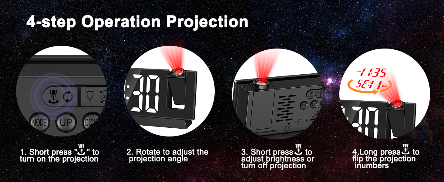 Projection Alarm Clock