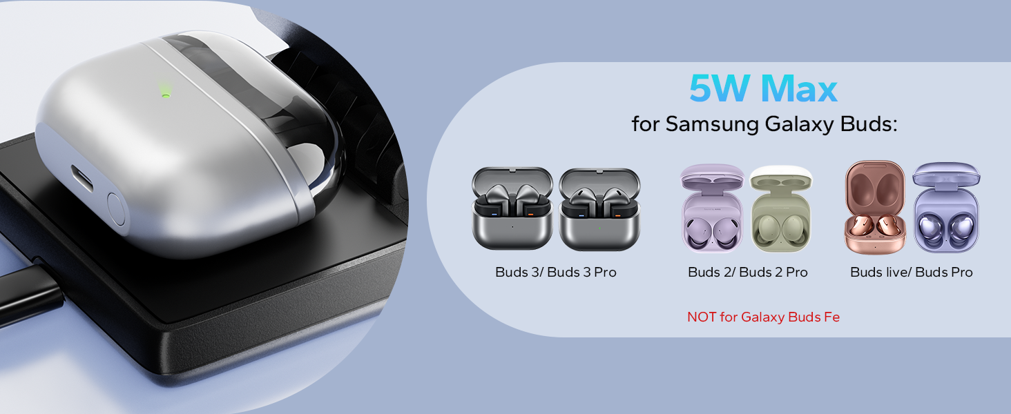 3in1 wireless charging dock for samsung galaxy watch