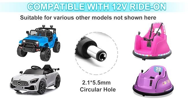 compatible with 12v ride-on
