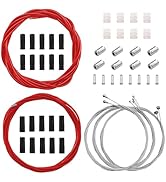 mankk Universal Bicycle Brake Cable and Shift Cable,Bicycle Shift Derailleur Cable &amp; Brake Cable ...