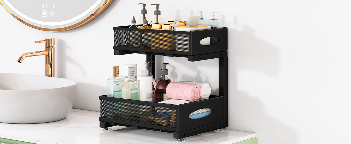 bathroom sink organizer
