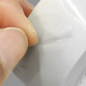 round clear stickers