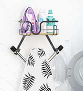 Ironing Board Holder Wall Mount, Ironing Board Hanger, Over The Door Iron Boards Holder for Laund...