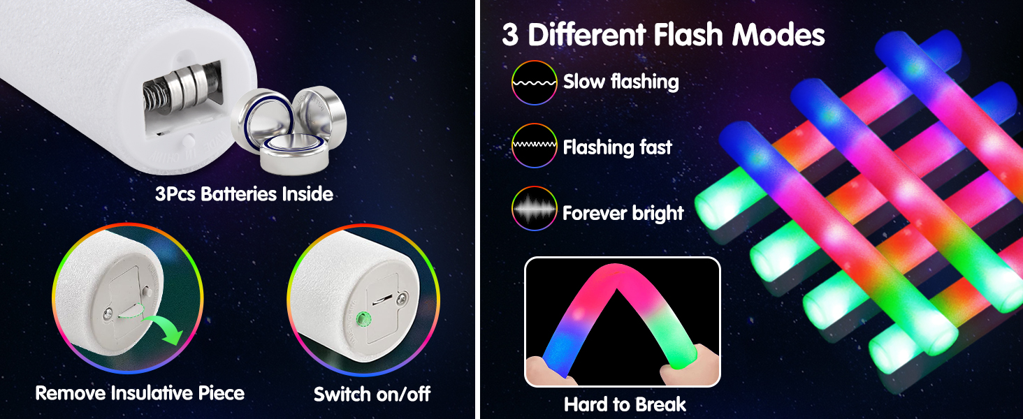 3 Different Flash Modes