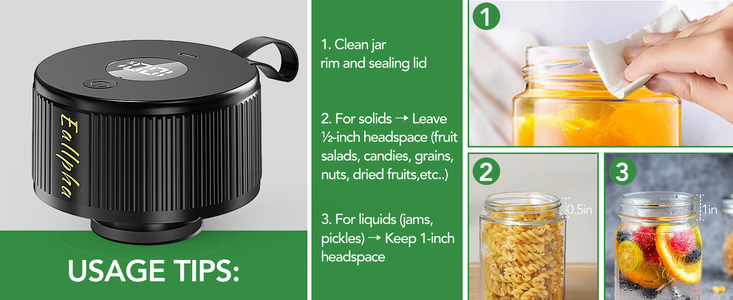 mason jars vacuum sealer kit