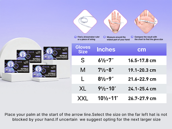 Disposable Nitrile Exam Gloves