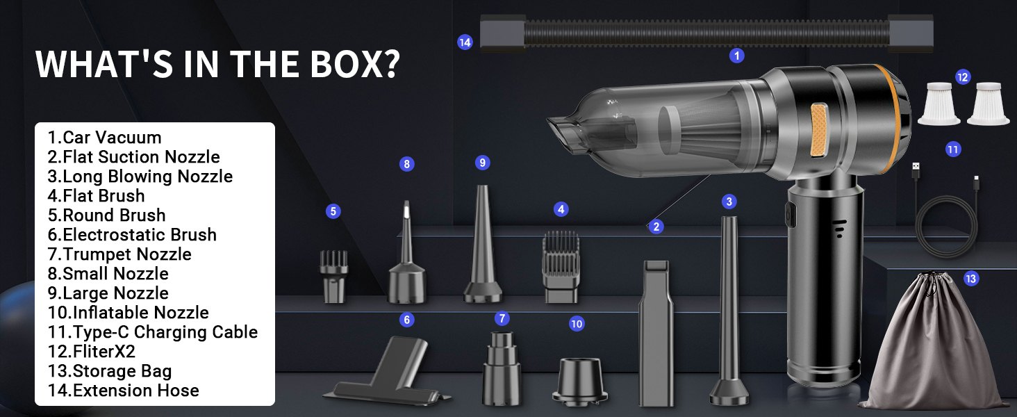 Car Vacuum Cleaner High Power