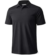 MAGCOMSEN Men's Polo Shirts Short Sleeve Collared Performance Dry Fit Breathable Golf Athletic Ca...