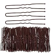 Tbestmax 300 Hair Bun Bobby Pins U Shaped Pin with Box Hair Grips to Clip Ballet Hair Net for Wom...