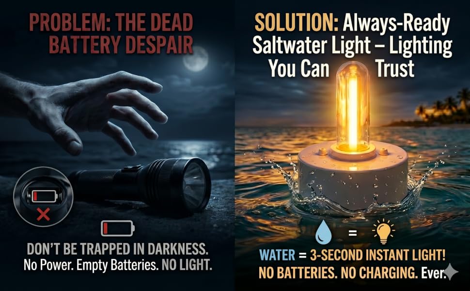 salt water emergency light