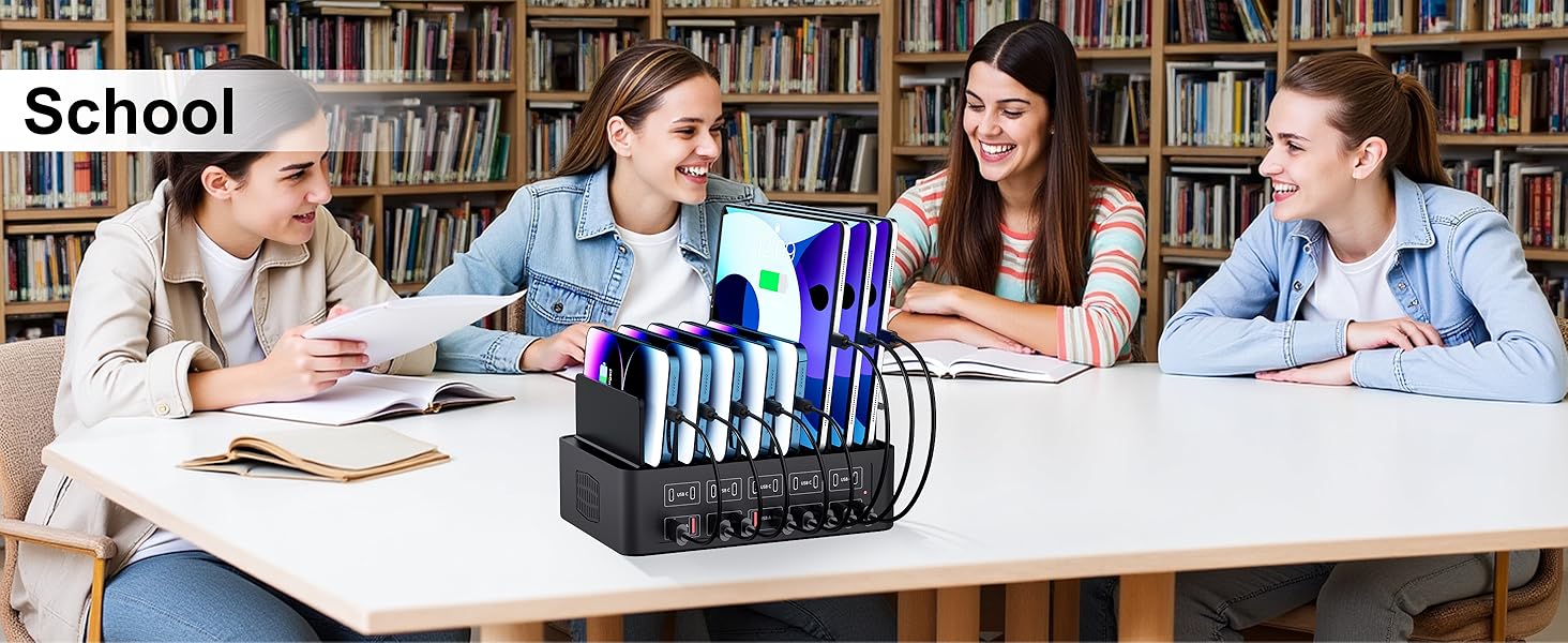 multiple usb charger station