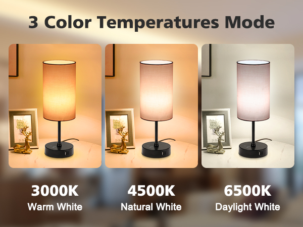 You can choose 3 cct (3000 K/4500 K/6500 K) for daily home lighting