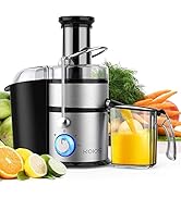 KOIOS Centrifugal Juicer Machines, Juice Extractor with Extra Large 3inch Feed Chute, 304 Stainle...