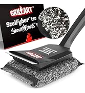 GRILLART Grill Brush Bristle Free, SteamWizards [Ultra Safe &amp; Efficient] Grill Cleaner Brush with...