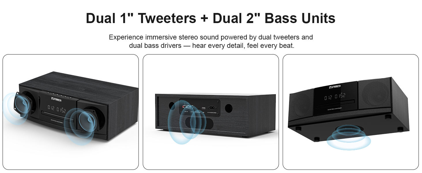 cd player with speakers