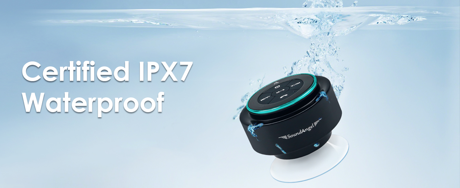 IPX7 waterproof shower speaker