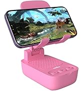 comiso Cell Phone Stand with Wireless Bluetooth Speaker, Punchy Bass & HD Stereo Sound Speaker fo...