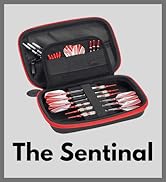 Casemaster Sentinel EVA Foam Shell Dart Case, Holds 6 Darts and Extra Accessories, Tips, Shafts a...