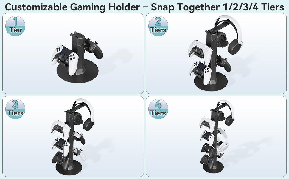 Controller &amp;amp; Headset Holder Stand