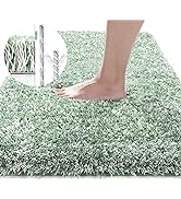 Yimobra Fluffy Plush Bath Rug, Super Shaggy Soft Comfortable Non Slip, Water Absorbent Microfiber...