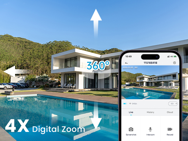 wifi solar security camera outdoor