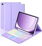 MePadKey Touchpad Keyboard Case for Samsung Galaxy Tab A11 Plus/A9 Plus 2025/2023 11 inch, 7-Colo...