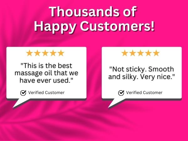 Thousands of happy customers.