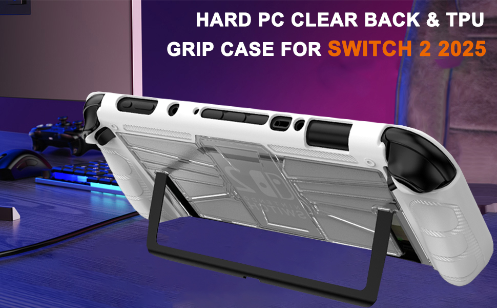 Silicone Cover for Nintendo Switch 2 Case with Stand 2025 