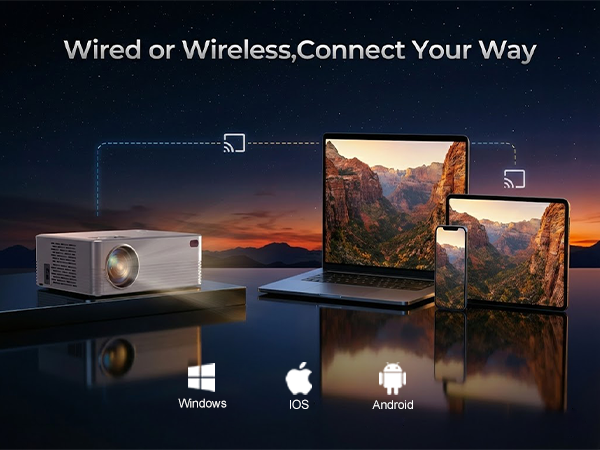 4k mini hd projector