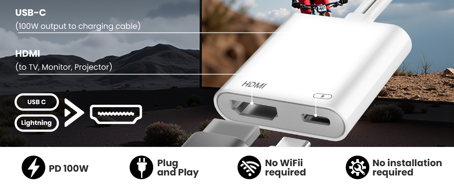 lightning to hdmi adapter