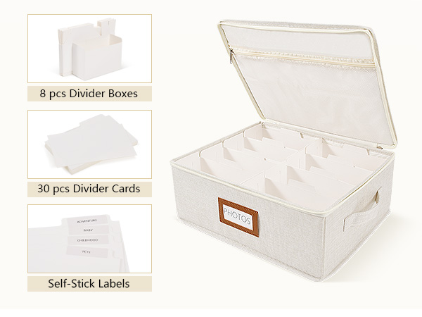 photo organizer box
