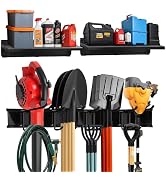 TIDYME Heavy-Duty Garage Wall Storage System | Wall Mounted Tool Organizer Rack with Shelving | 1...