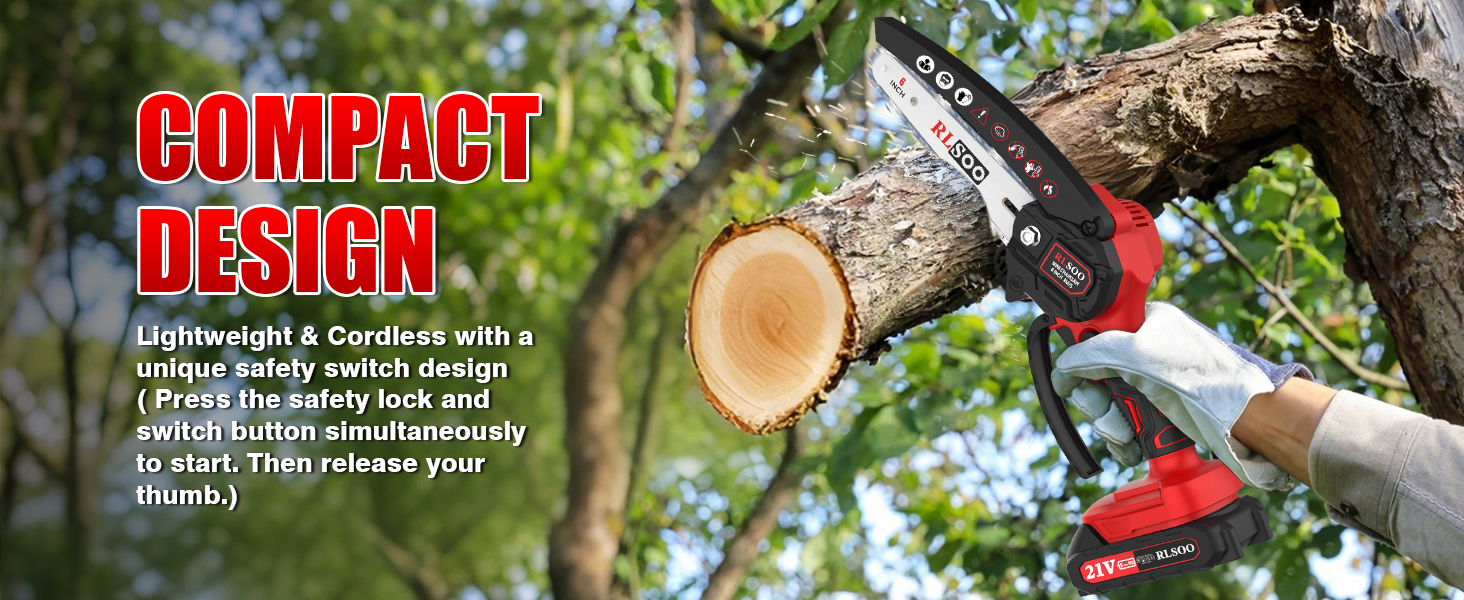 Compact and One-handed Chainsaw