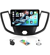 [4+128G] Android 15 Car Radio Stereo for Ford Transit 150 250 350 2015-2019 with Wireless Carplay...