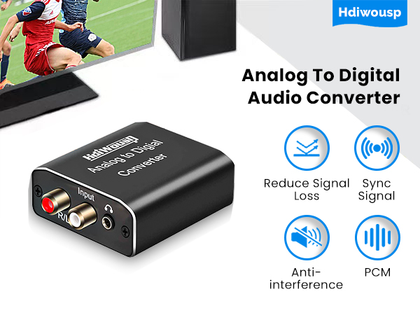 rca to optical audio converter