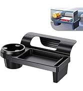 Zosgrew Car Window Storage Organizer, Multifunctional Car Window Water Cup Holder/Phone Phone Mou...